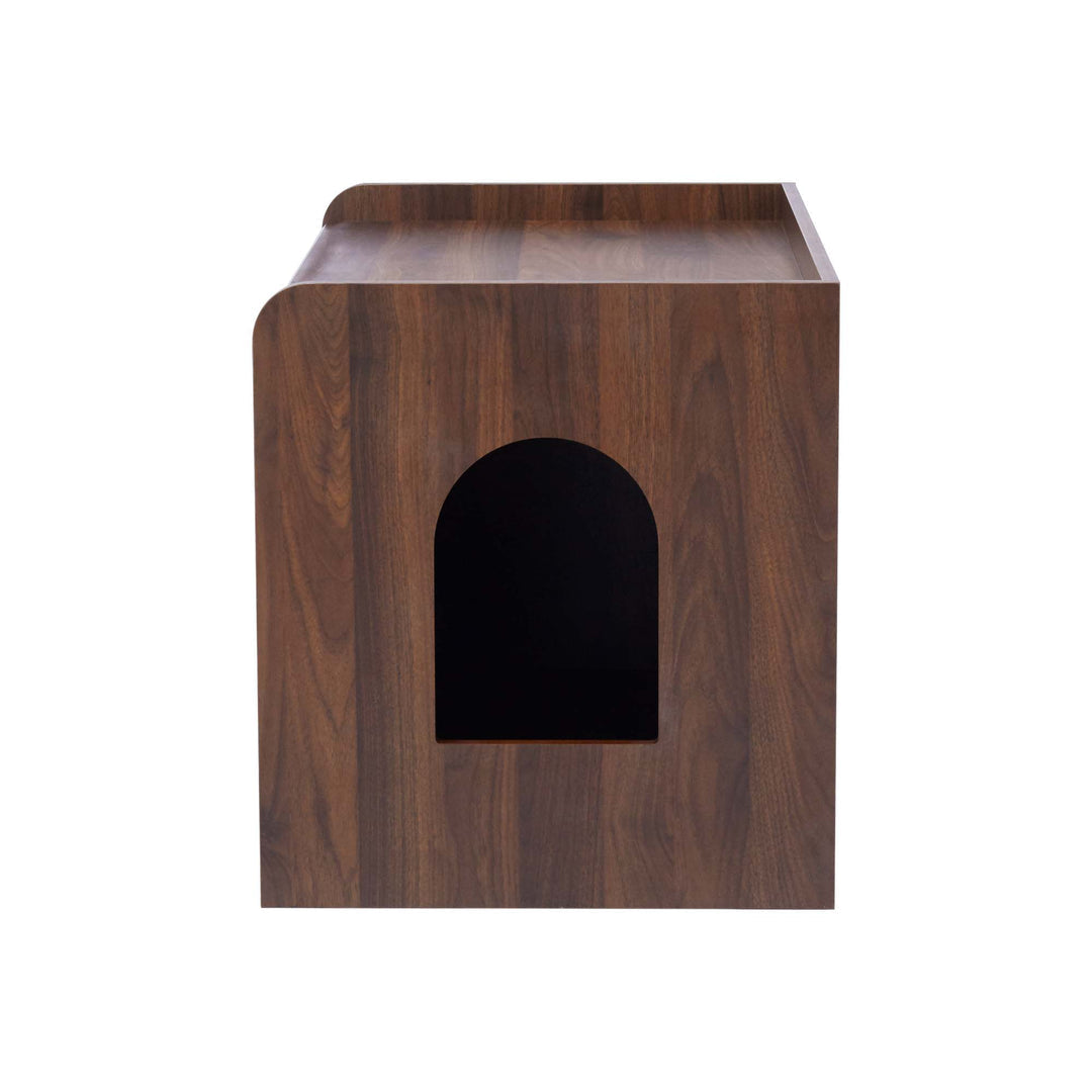 Teamson Pets Robin Large Wooden Cat Litter Box