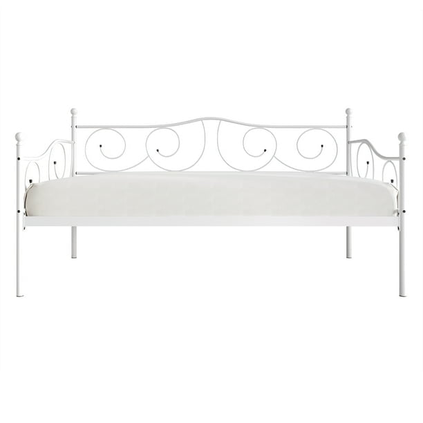 Castle Place Stylish Metal Twin Daybed, White
