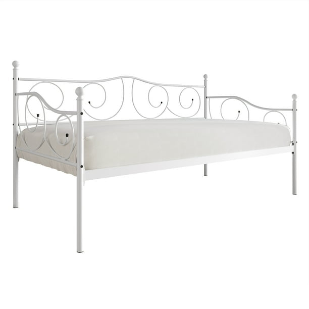 Castle Place Stylish Metal Twin Daybed, White
