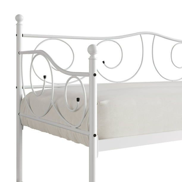 Castle Place Stylish Metal Twin Daybed, White