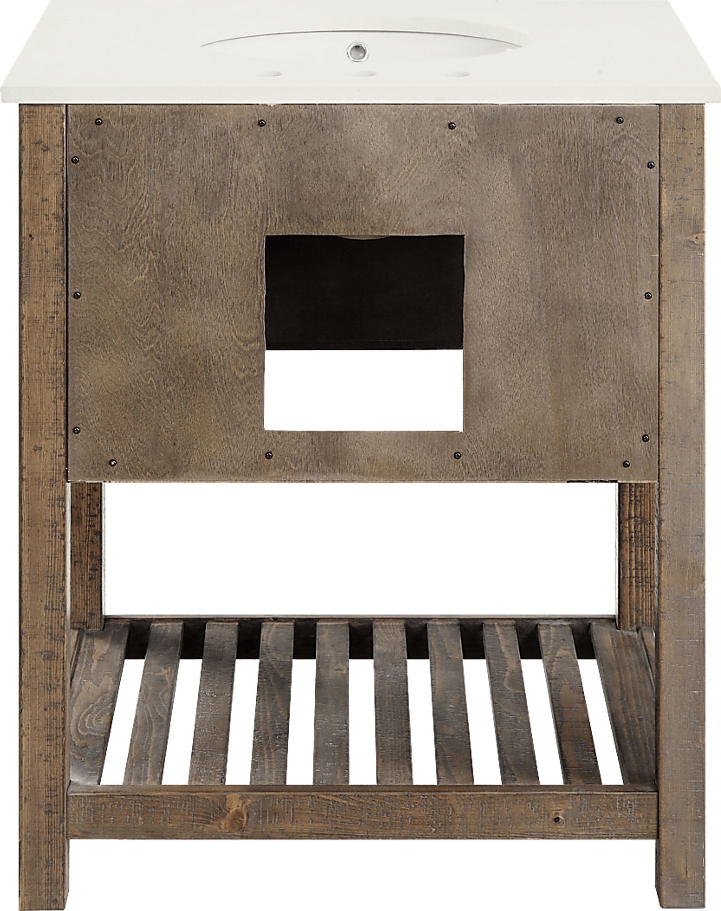 Sayecreek Brown 30 In. Bathroom Vanity