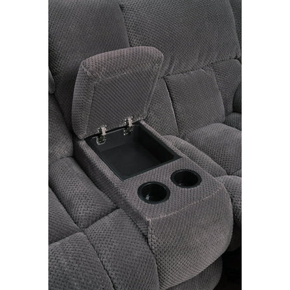 Charcoal Love seat recliner