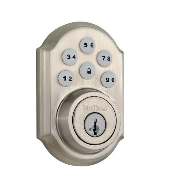 Kwikset Traditional Lockset in Satin Nickel