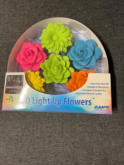 Waterproof Floating LED Light Up Flowers