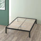 Zinus Mia Queen Black Metal Platform Bed Frame