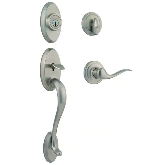 Single Cylinder Door Handleset with Tustin Door Handle