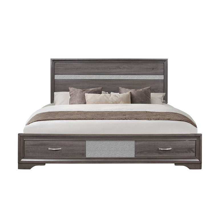 King head board Seville Grey