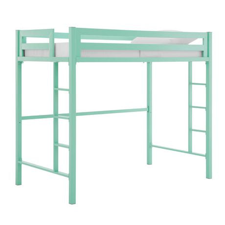 Modern Twin Metal Loft Bed