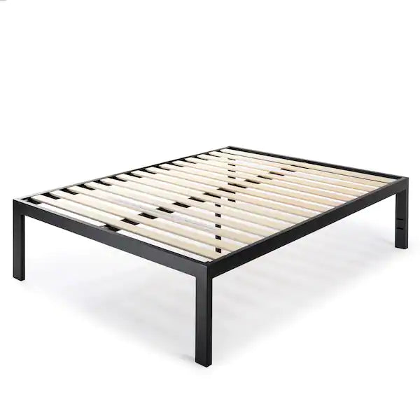 Black Full Heavy Duty Metal Platform Bed